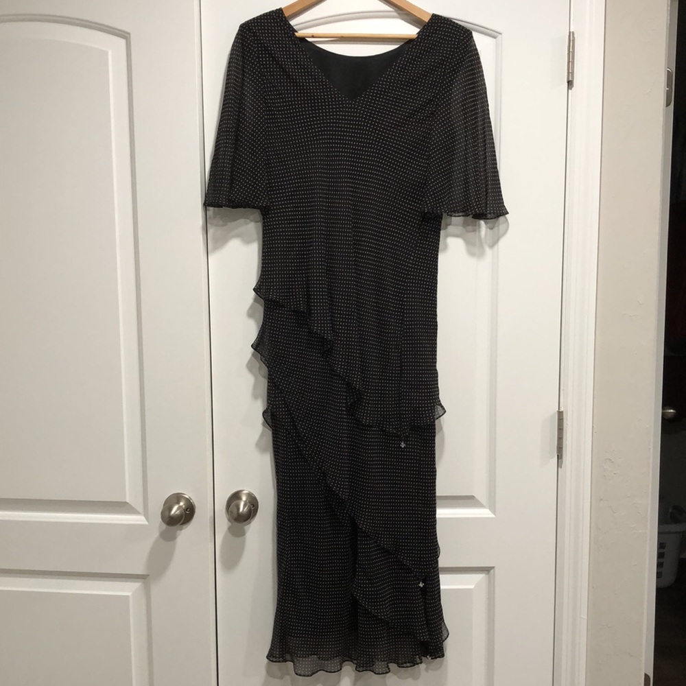CATTIVA New York 100% Silk Maxi Dress - Picture 4 of 15